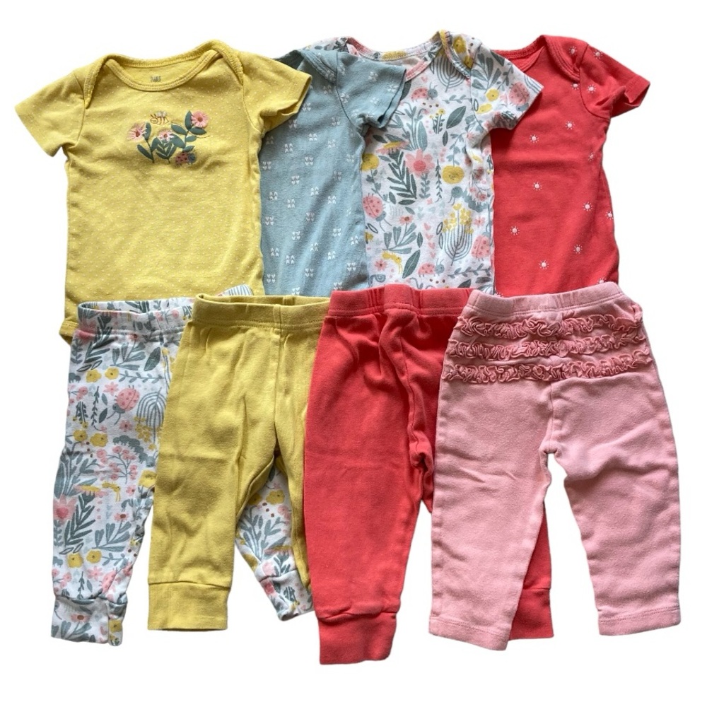 8 Piece Just One You by Carter's Mix & Match Set (Short Sleeves, Leggings)
